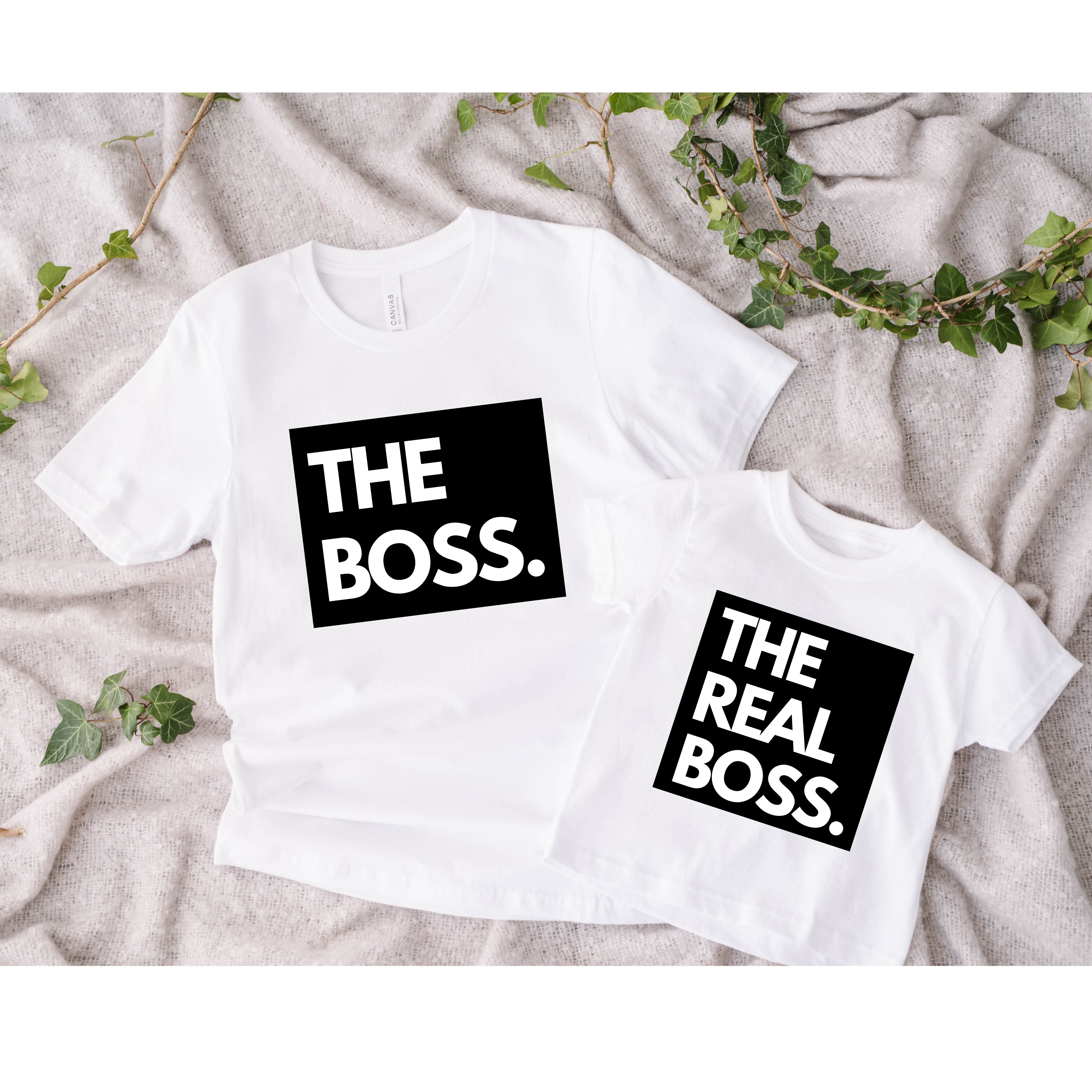 THE BOSS THE REAL BOSS TSHIRT