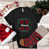 PERSONALISED CHRISTMAS MONOGRAM TSHIRT