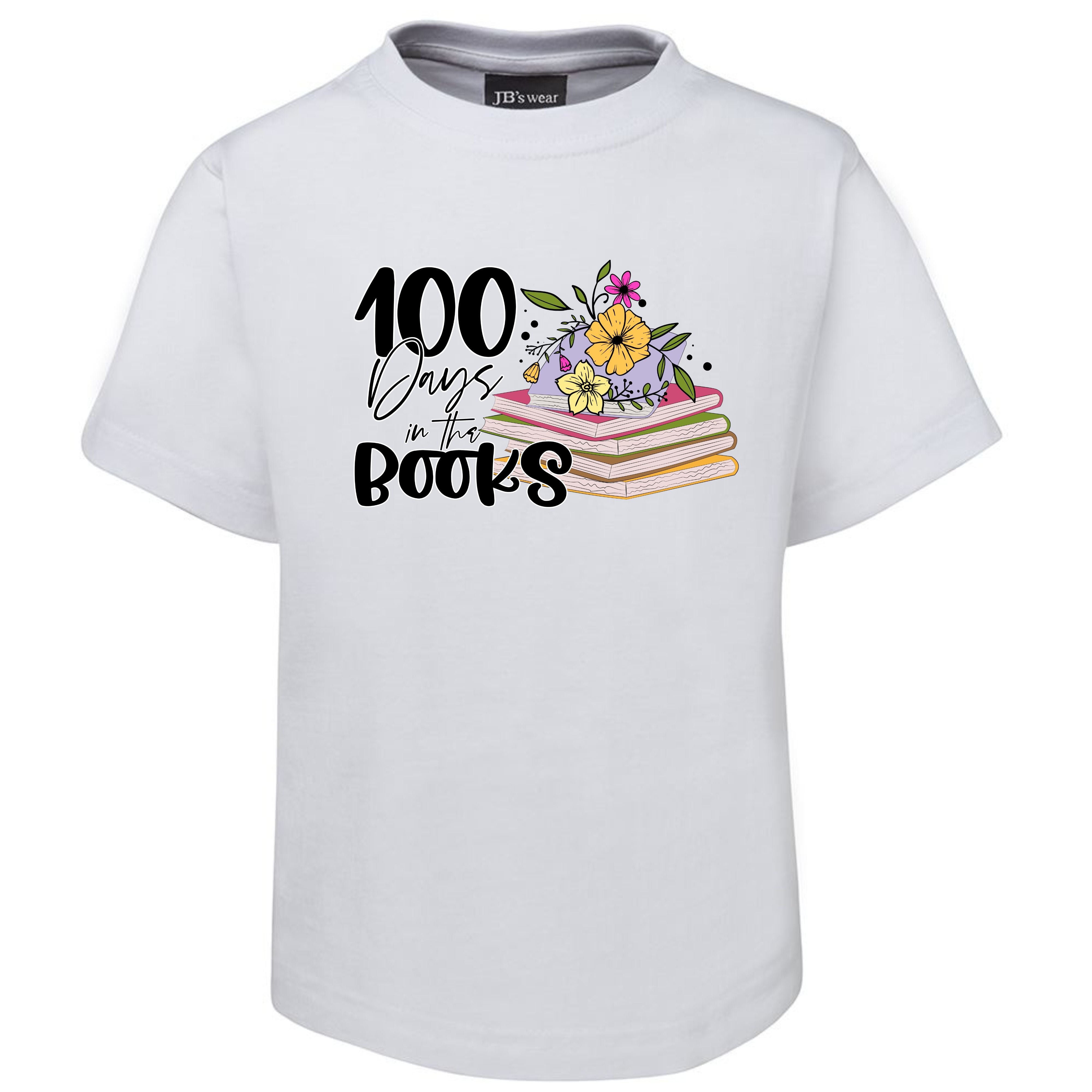 100 DAYS IN THE BOOKS TSHIRT