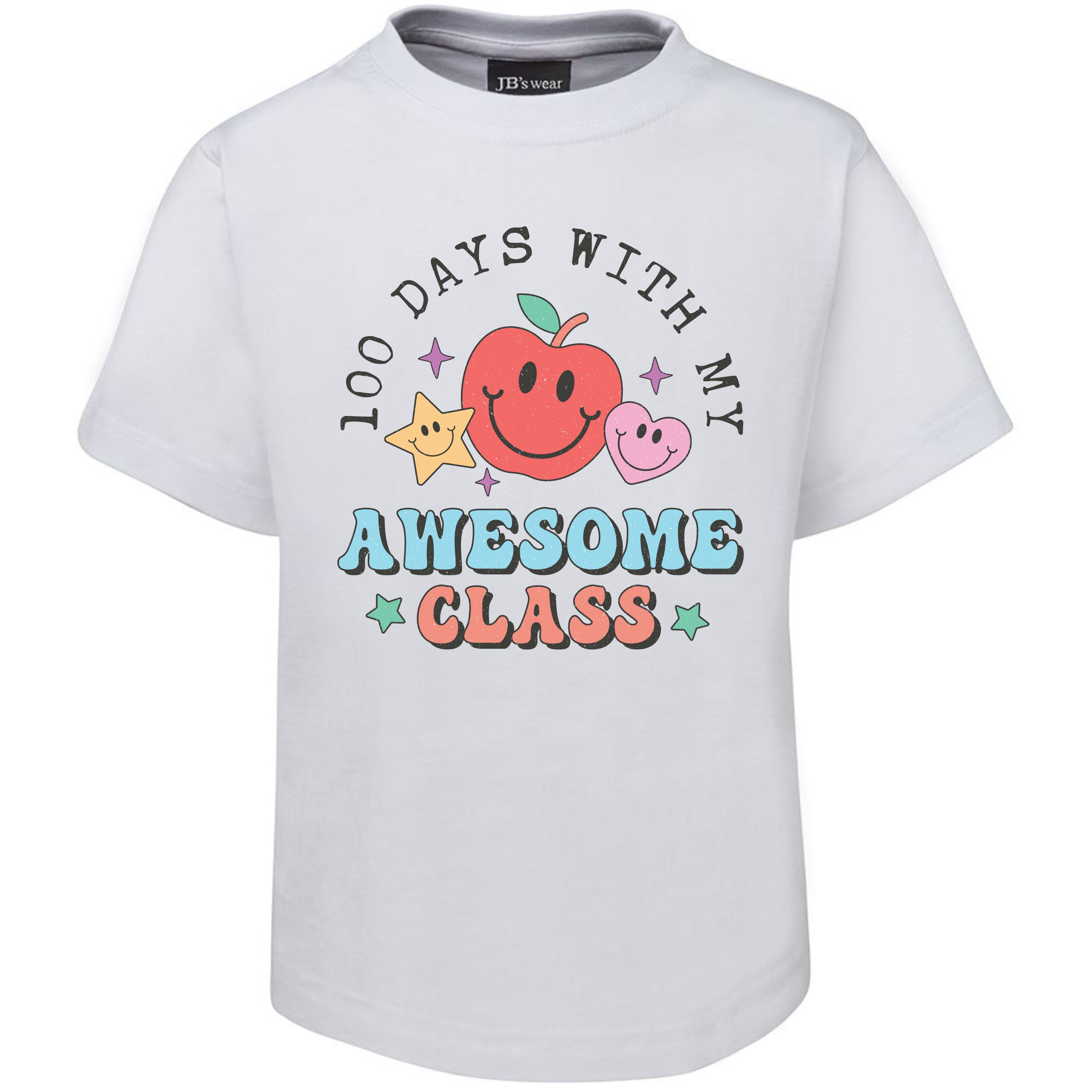 100 DAYS WITH MY AWESOME CLASS TSHIRT