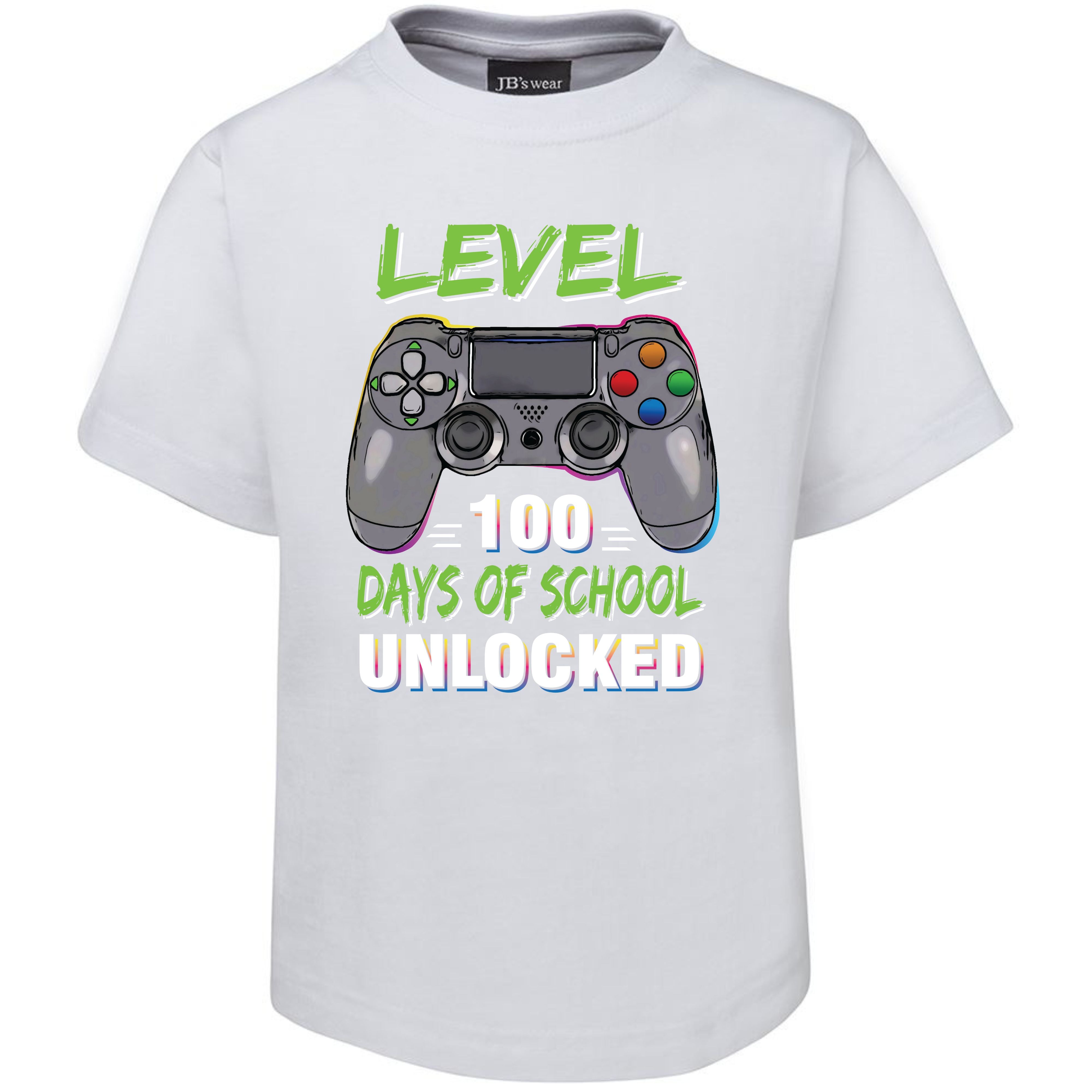 LEVEL 100 DAYS OF SCHOOL UNLOCKED TSHIRT