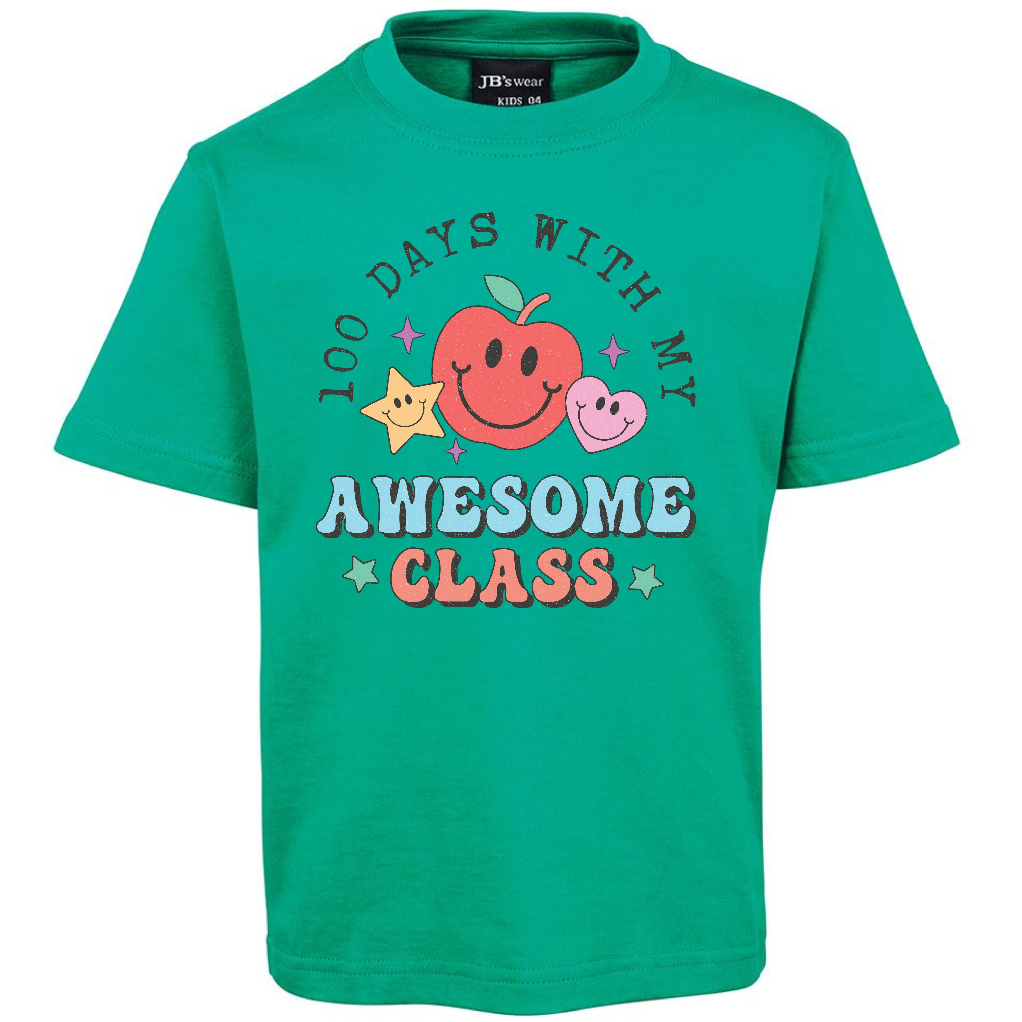 100 DAYS WITH MY AWESOME CLASS TSHIRT
