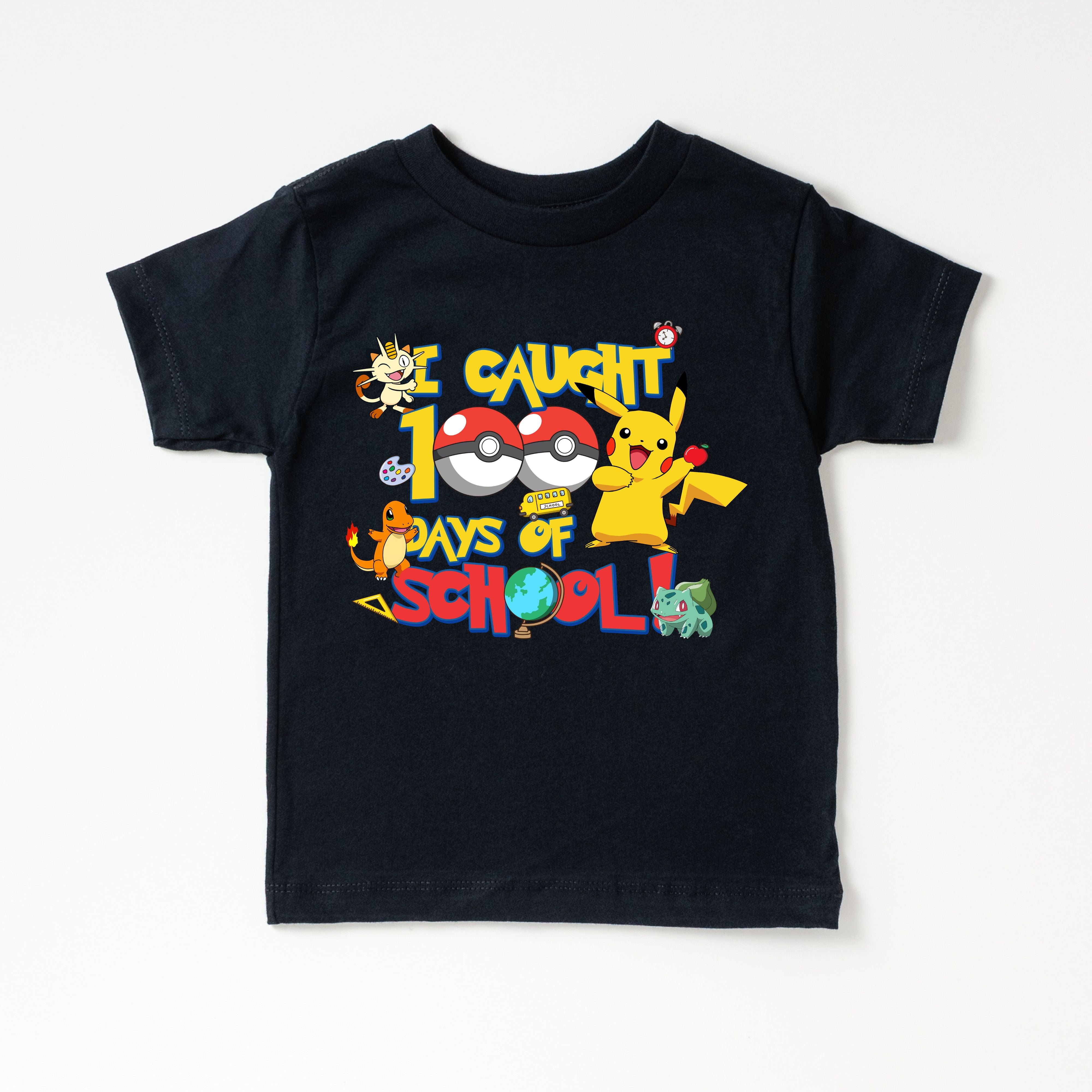 I CAUGHT 100 SUPER DAYS OF SCHOOL TSHIRT 00015