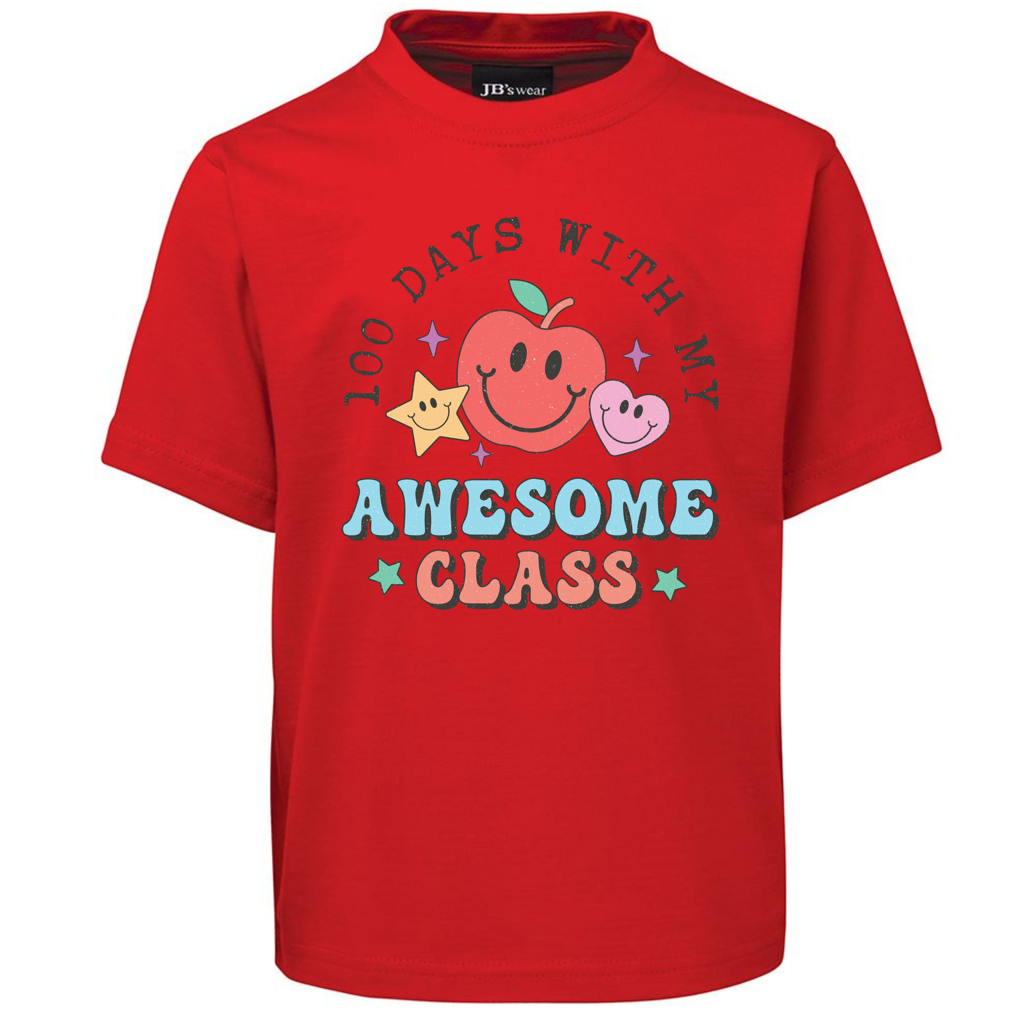 100 DAYS WITH MY AWESOME CLASS TSHIRT