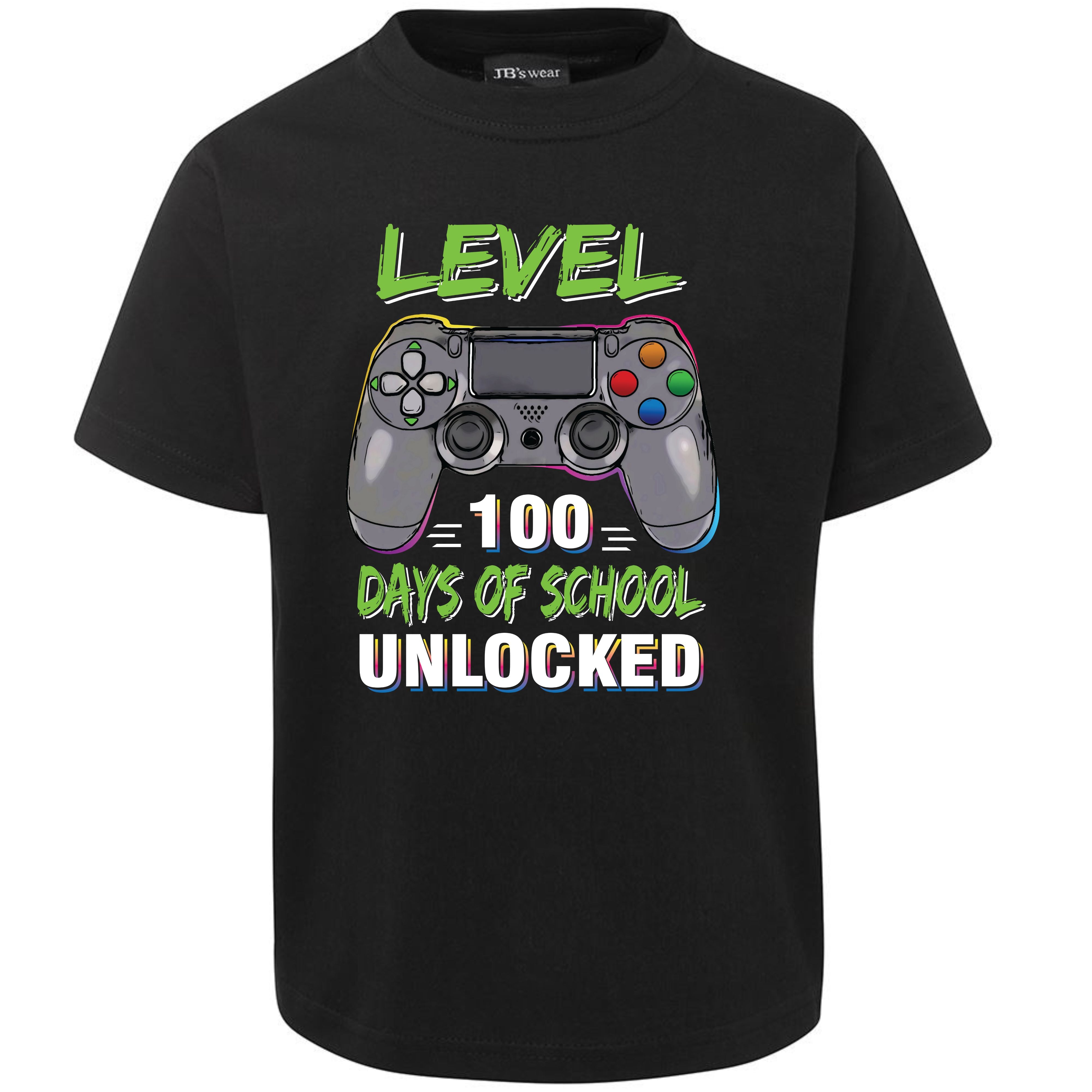 LEVEL 100 DAYS OF SCHOOL UNLOCKED TSHIRT