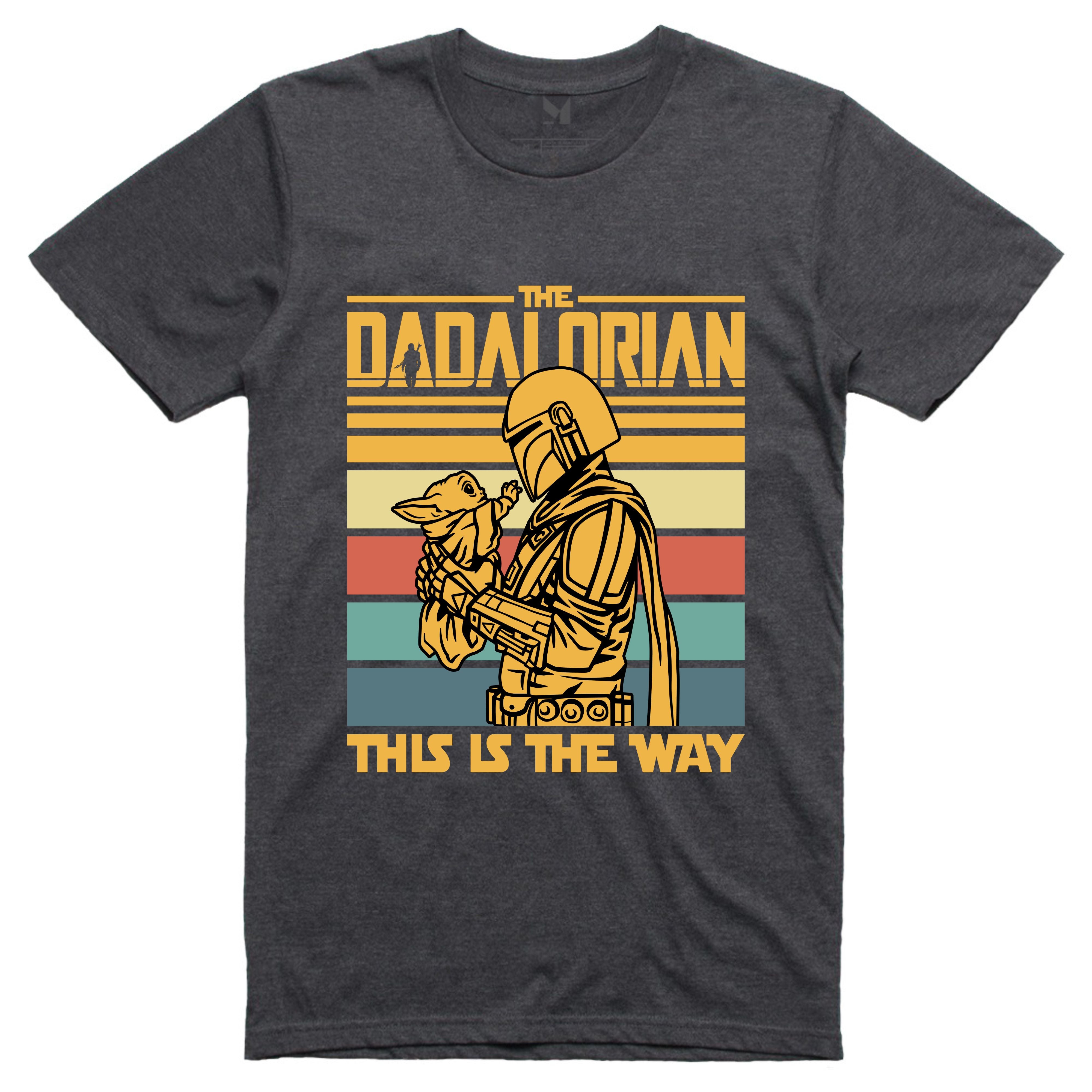 THE DADALORIAN HOLDING A BABY TSHIRT