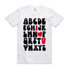 I LOVE YOU ALPHABET TSHIRT