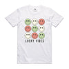 LUCKY VIBES SMILEY FACE TSHIRT