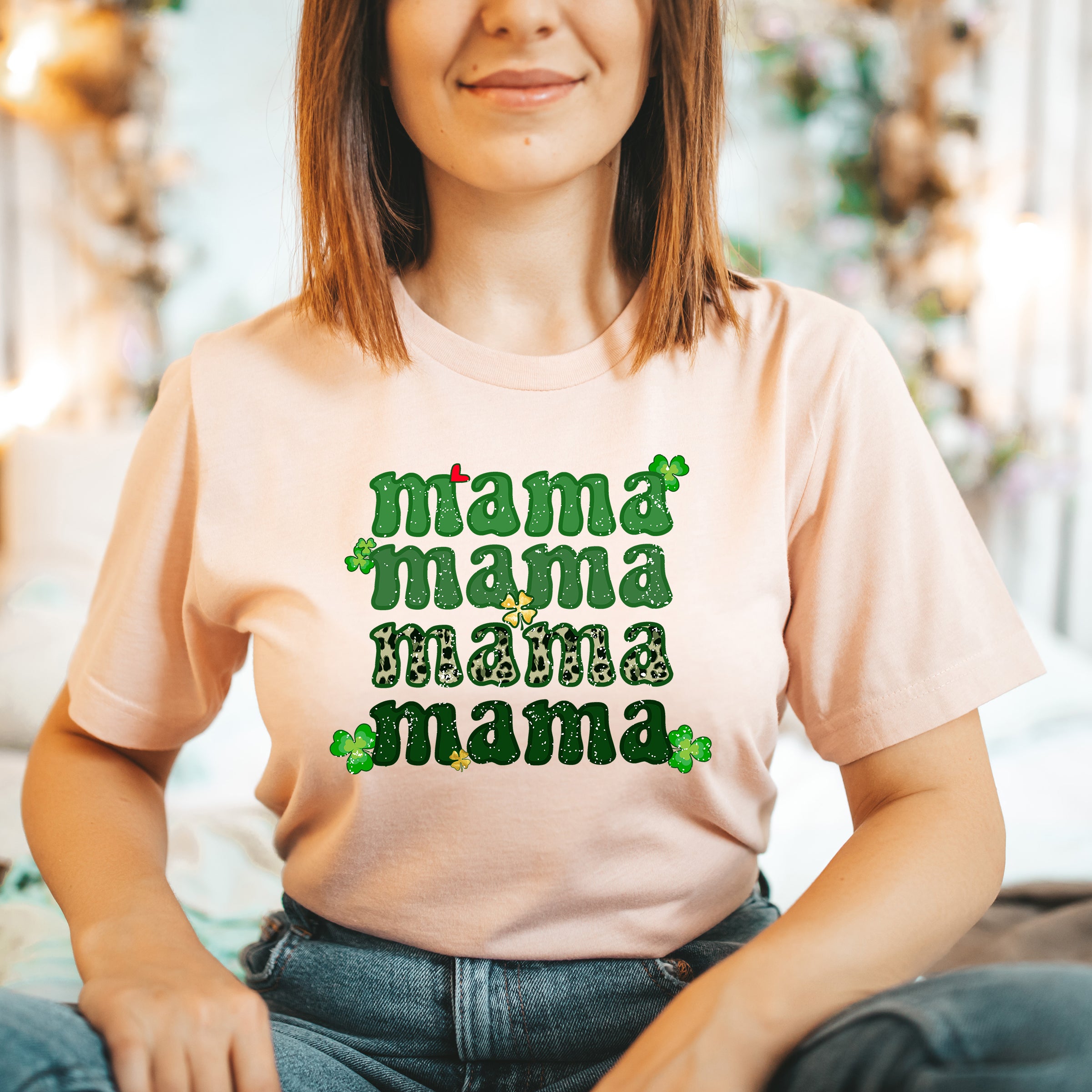 PATRICK'S DAY MAMA TSHIRT