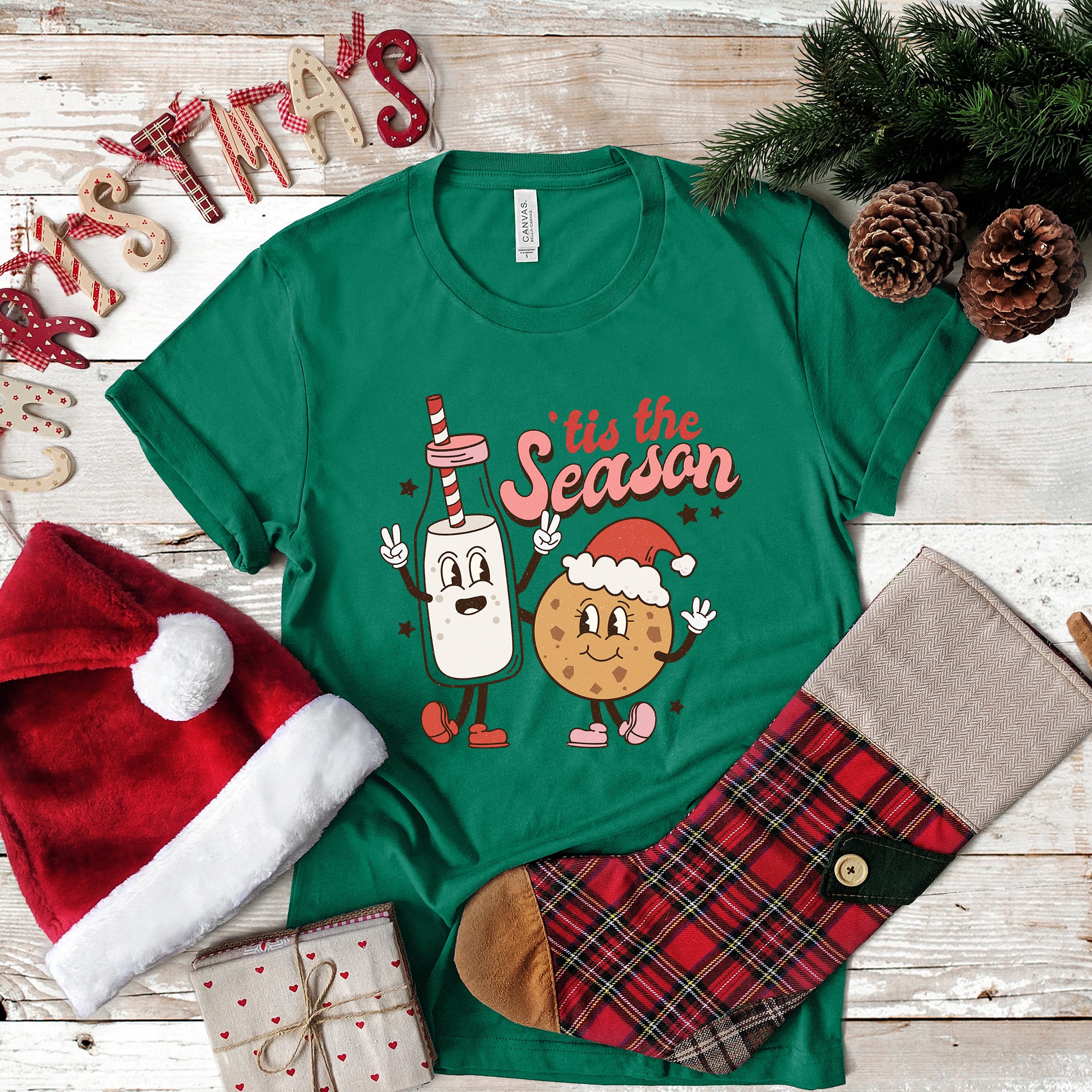 TIS THE SEASON CHRISTMAS TSHIRT A022