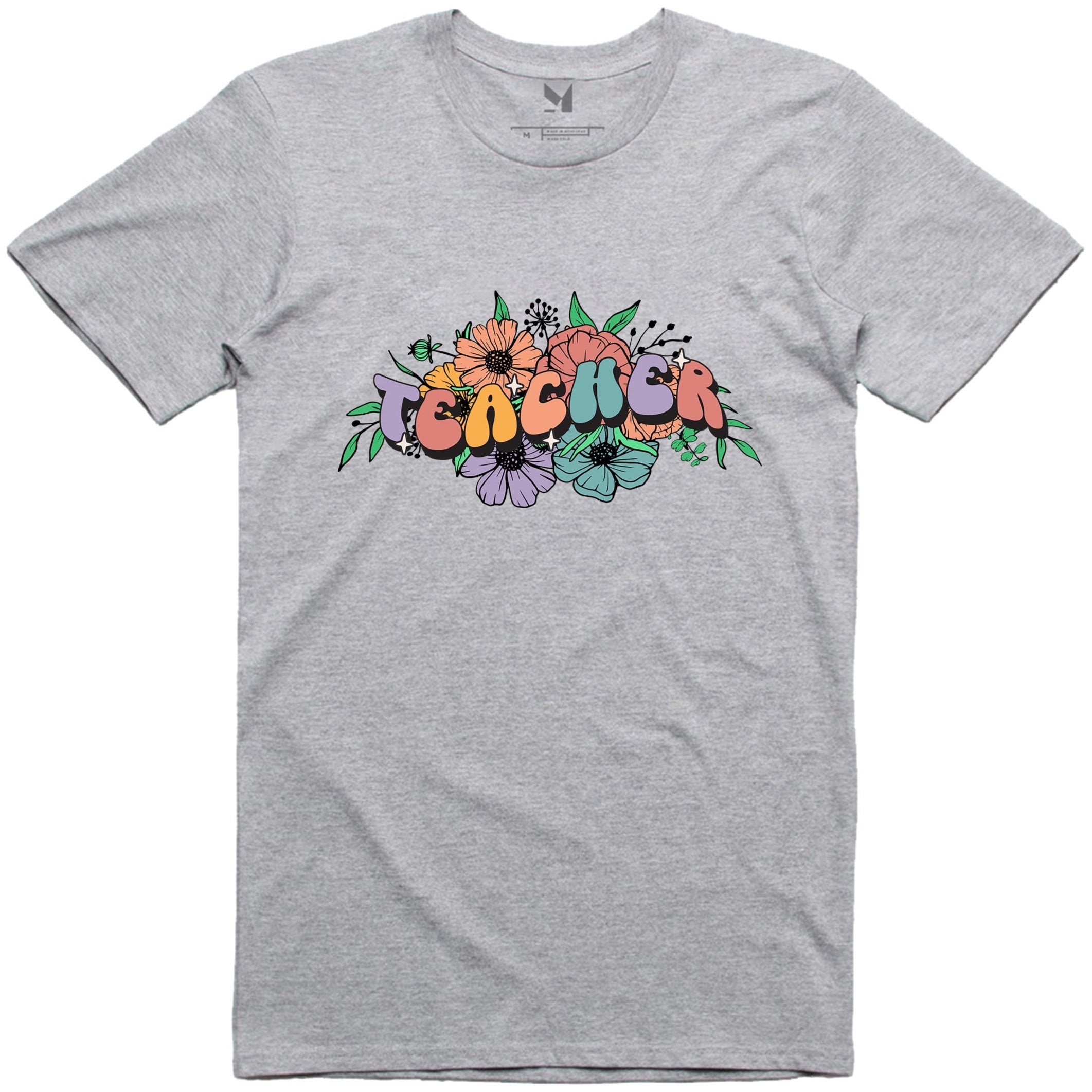 TEACHER FLORAL TSHIRT