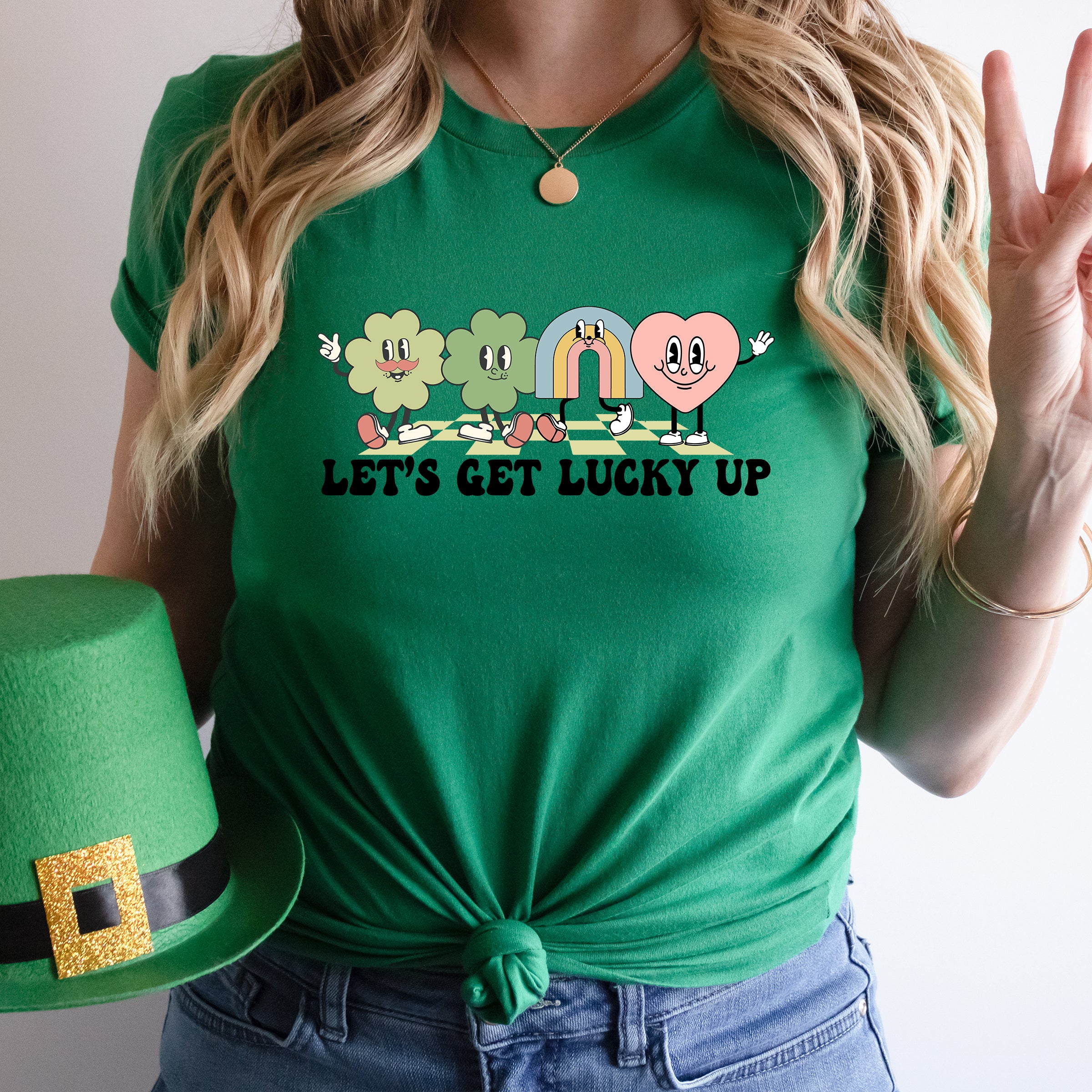 LETS GET LUCKY UP TSHIRT