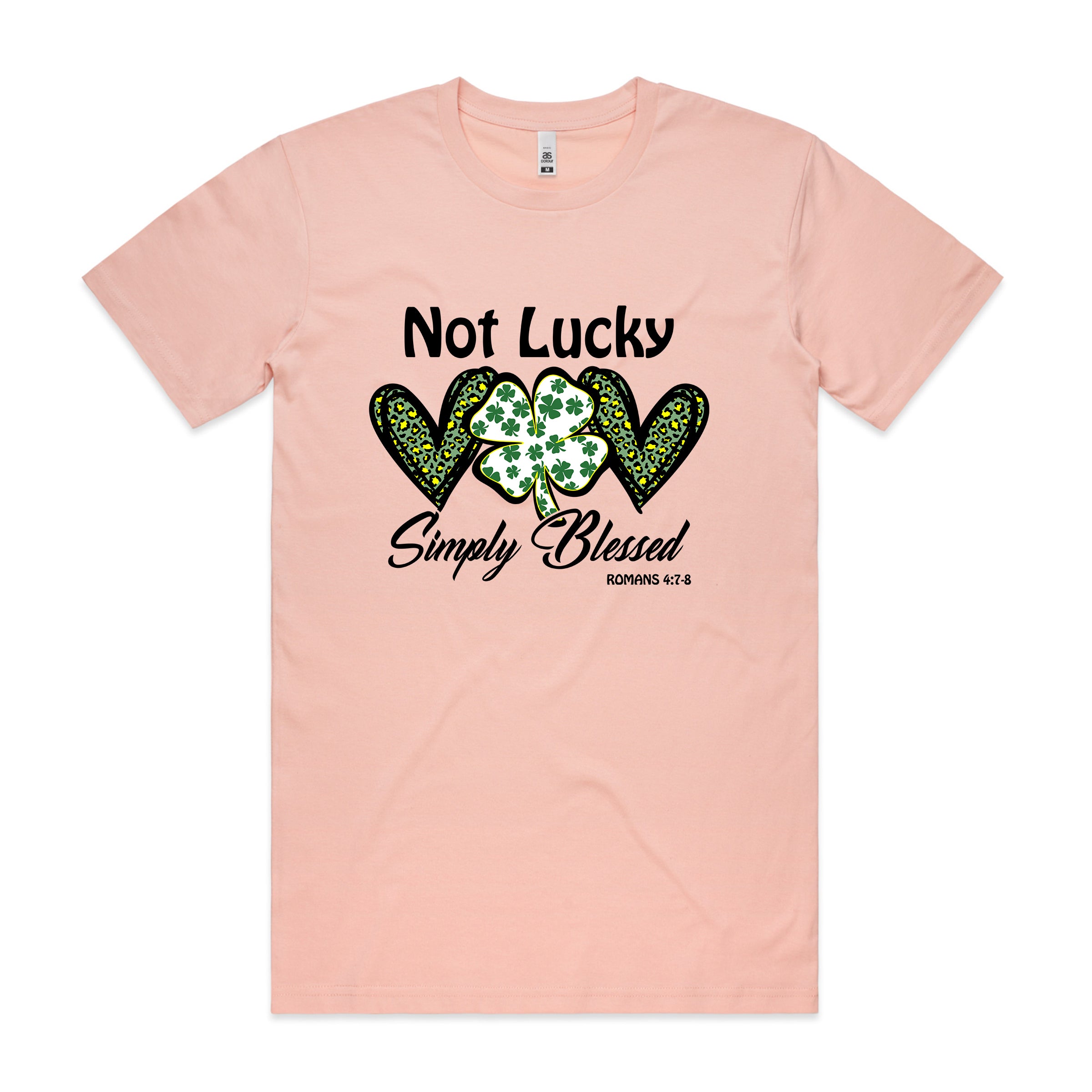 NOT LUCKY SIMPLY BLESSED TSHIRT