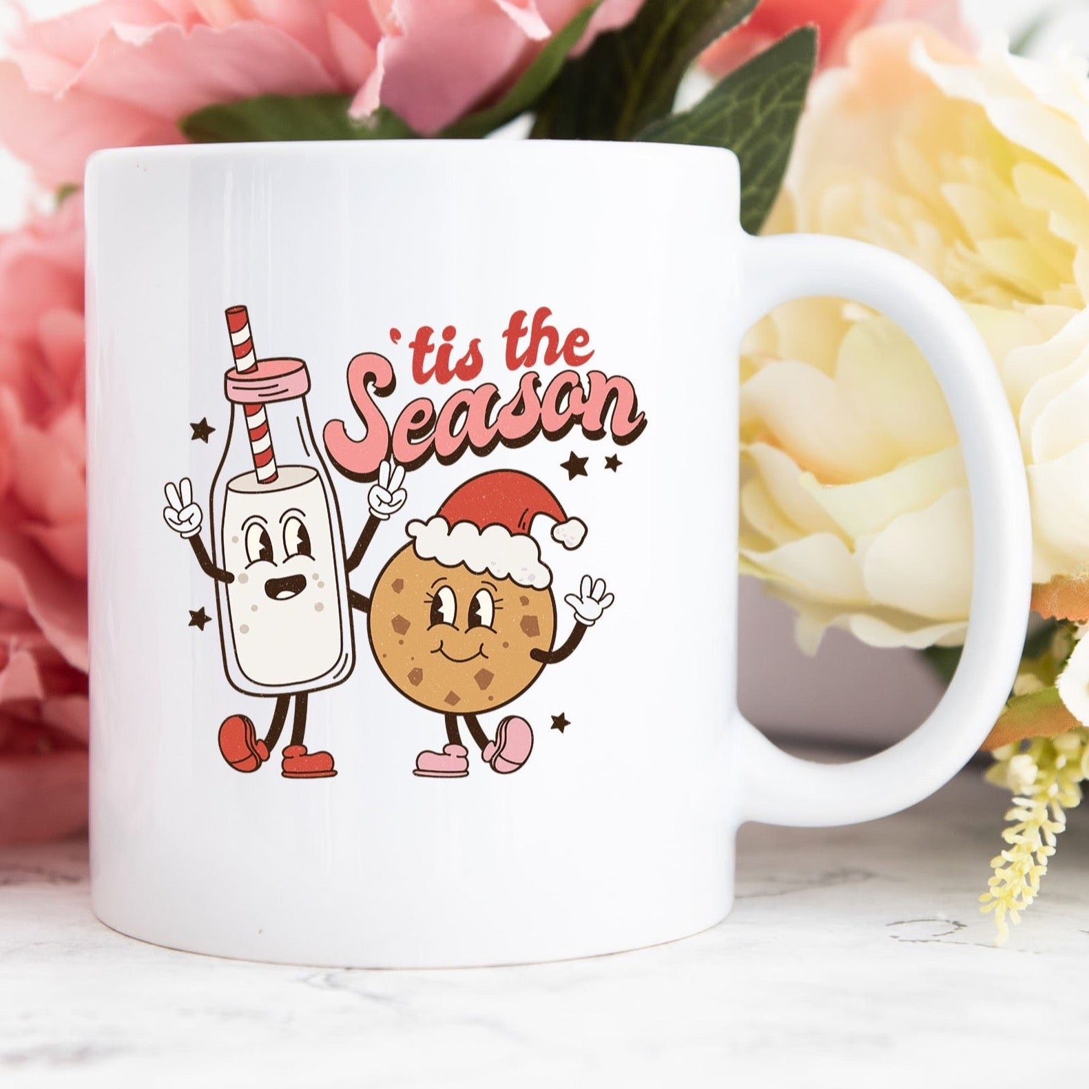 TIS THE SEASON CHRISTMAS MUG A022