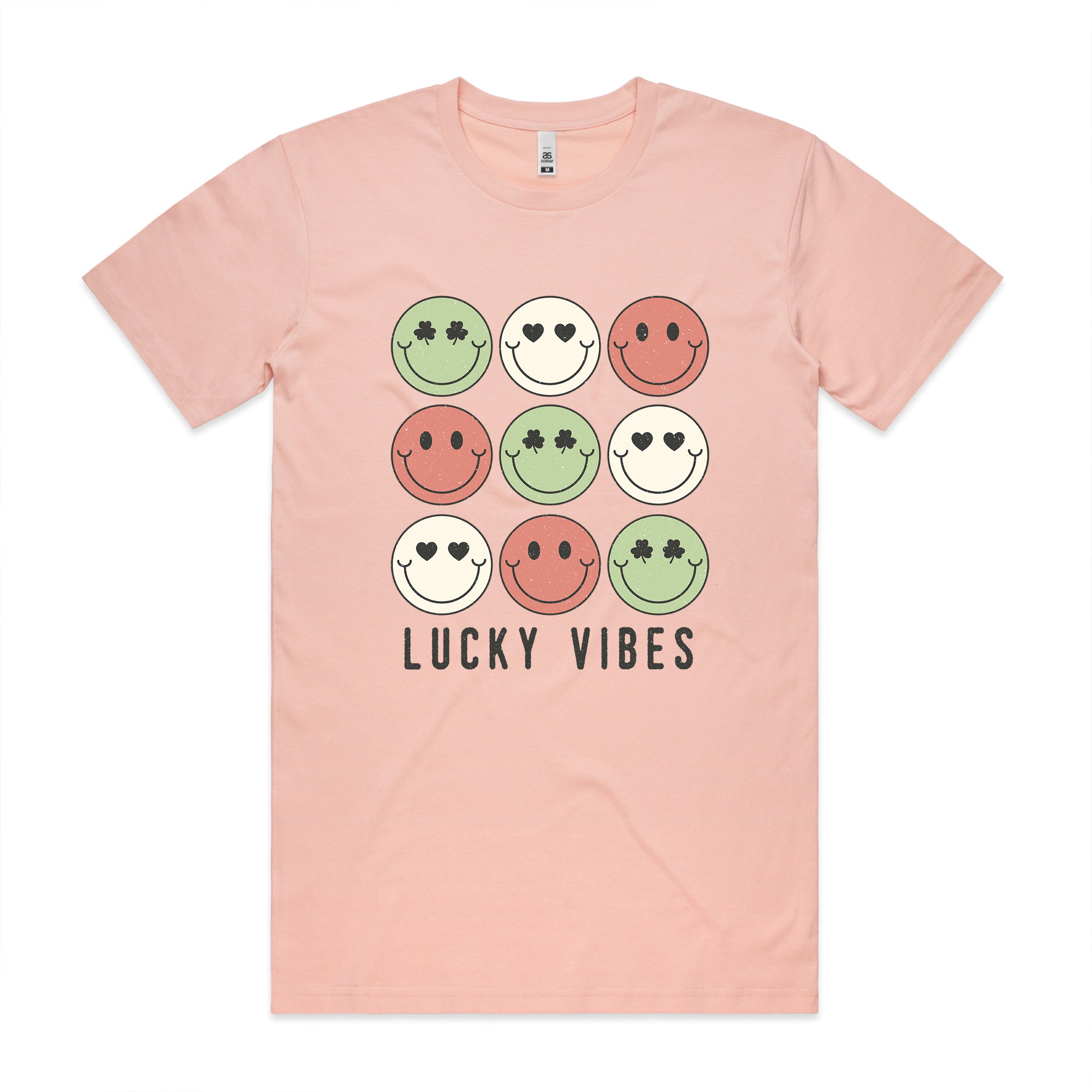 LUCKY VIBES SMILEY FACE TSHIRT