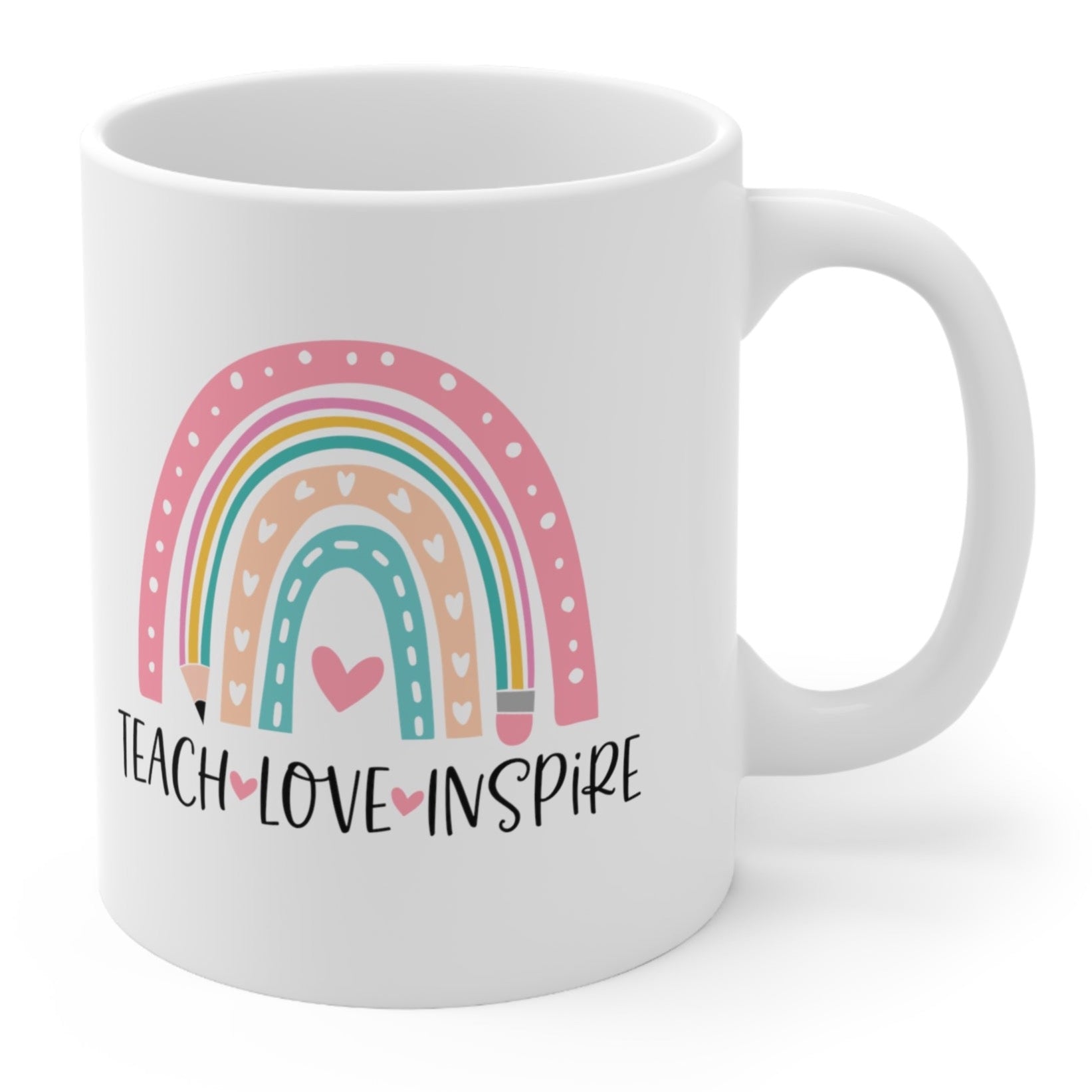 TEACH, LOVE, INSPIRE MUG