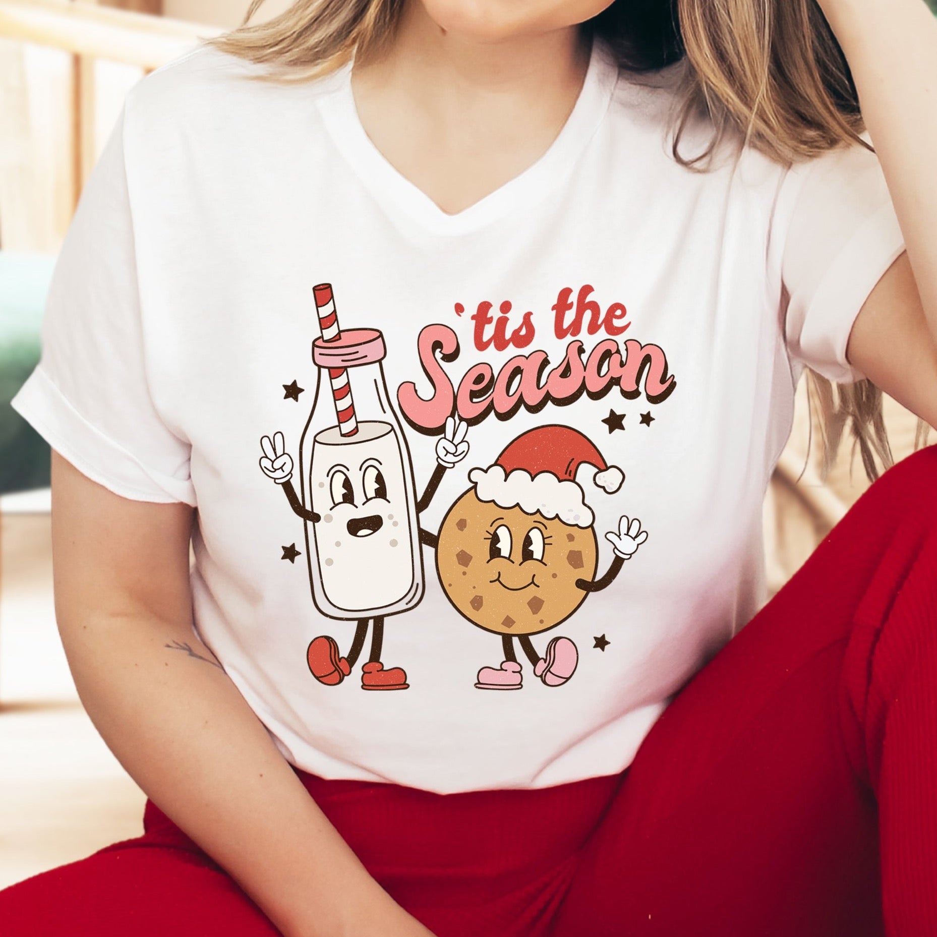 TIS THE SEASON CHRISTMAS TSHIRT A022